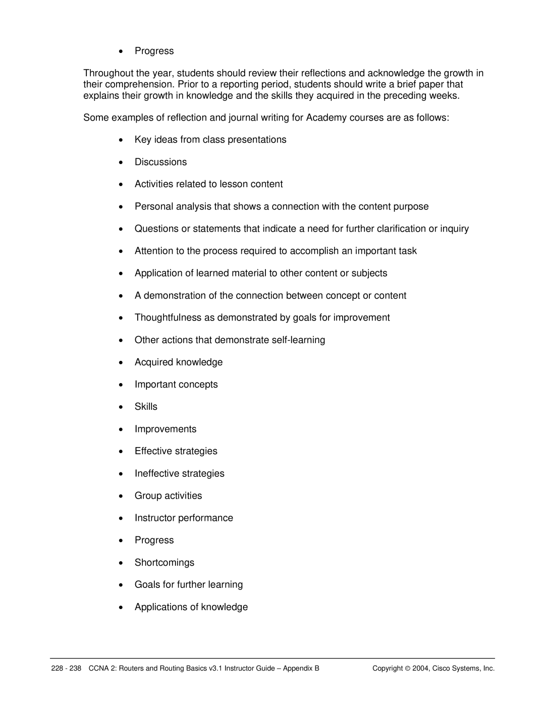 Cisco Systems CCNA 2 manual Copyright 2004, Cisco Systems, Inc 