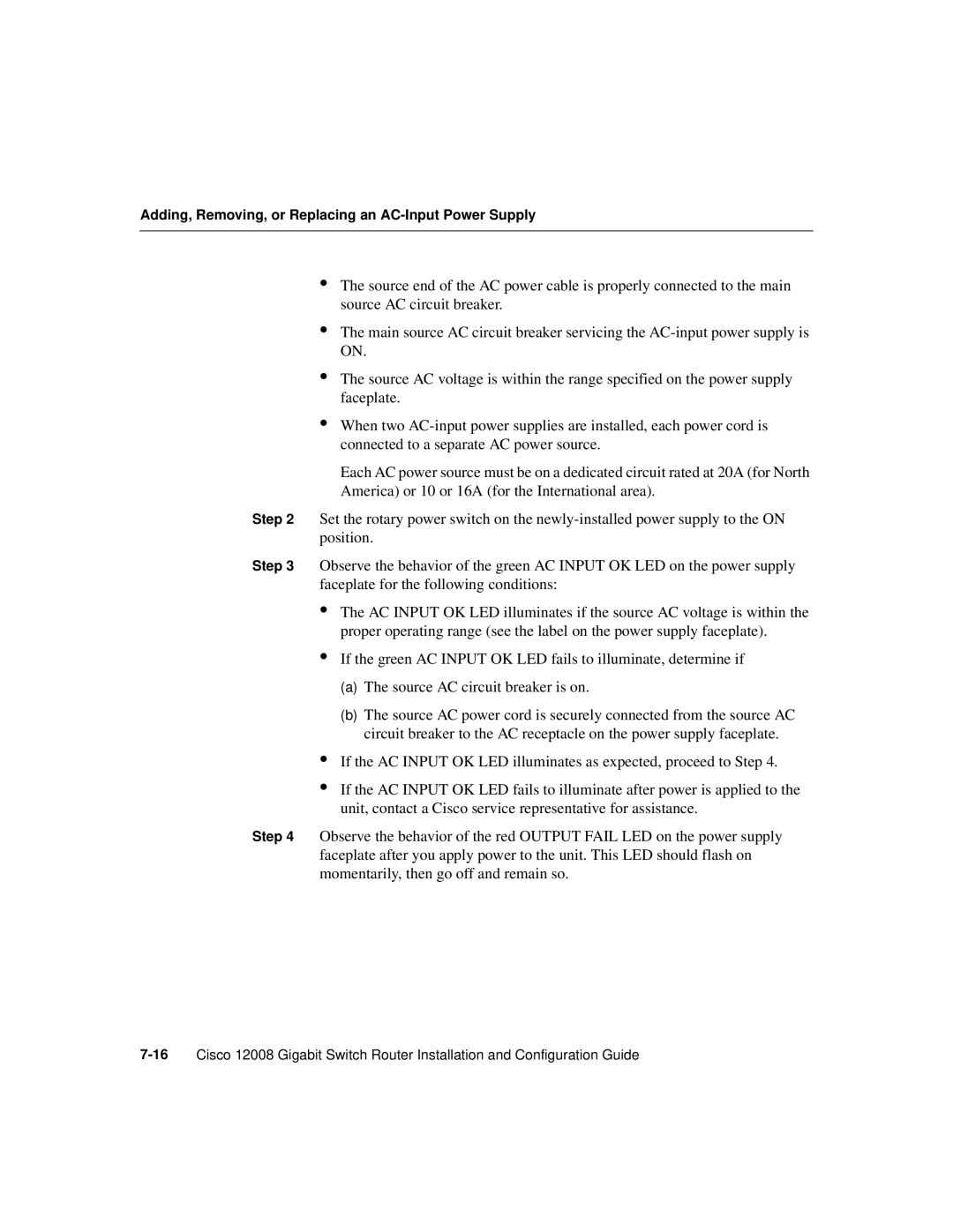 Cisco Systems Cisco 12008 manual Step 