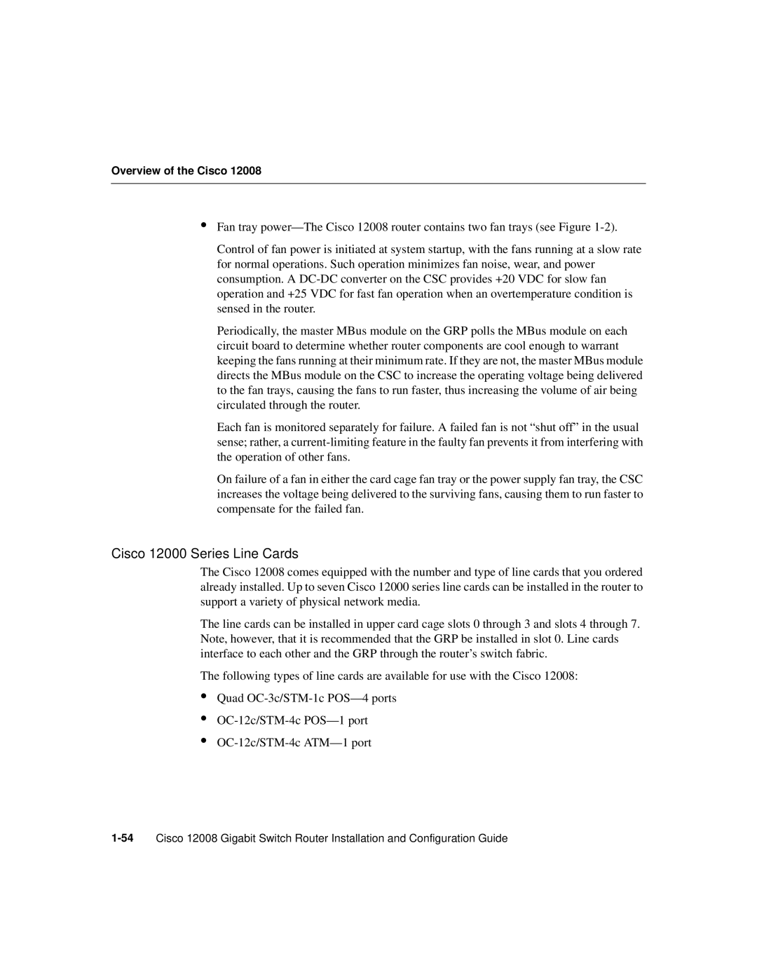 Cisco Systems Cisco 12008 manual Cisco 12000 Series Line Cards 