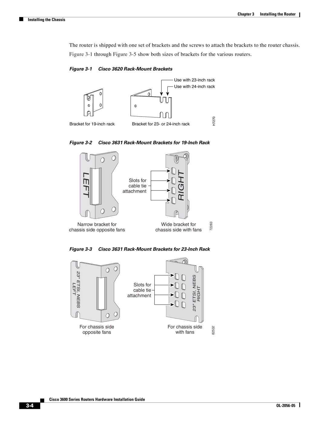 Cisco Systems Cisco 3600 manual Right 