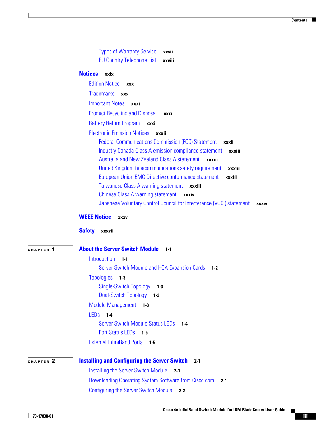 Cisco Systems Cisco 4x manual Edition Notice, Iii 