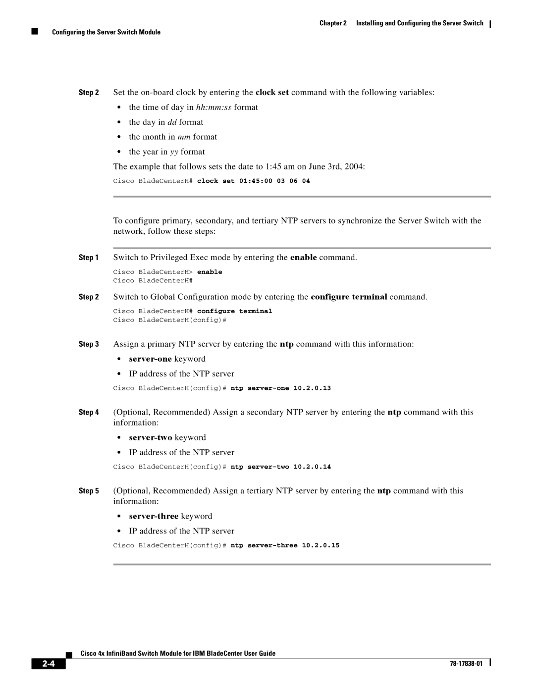 Cisco Systems Cisco 4x manual Server-one keyword, Server-two keyword, Server-three keyword 