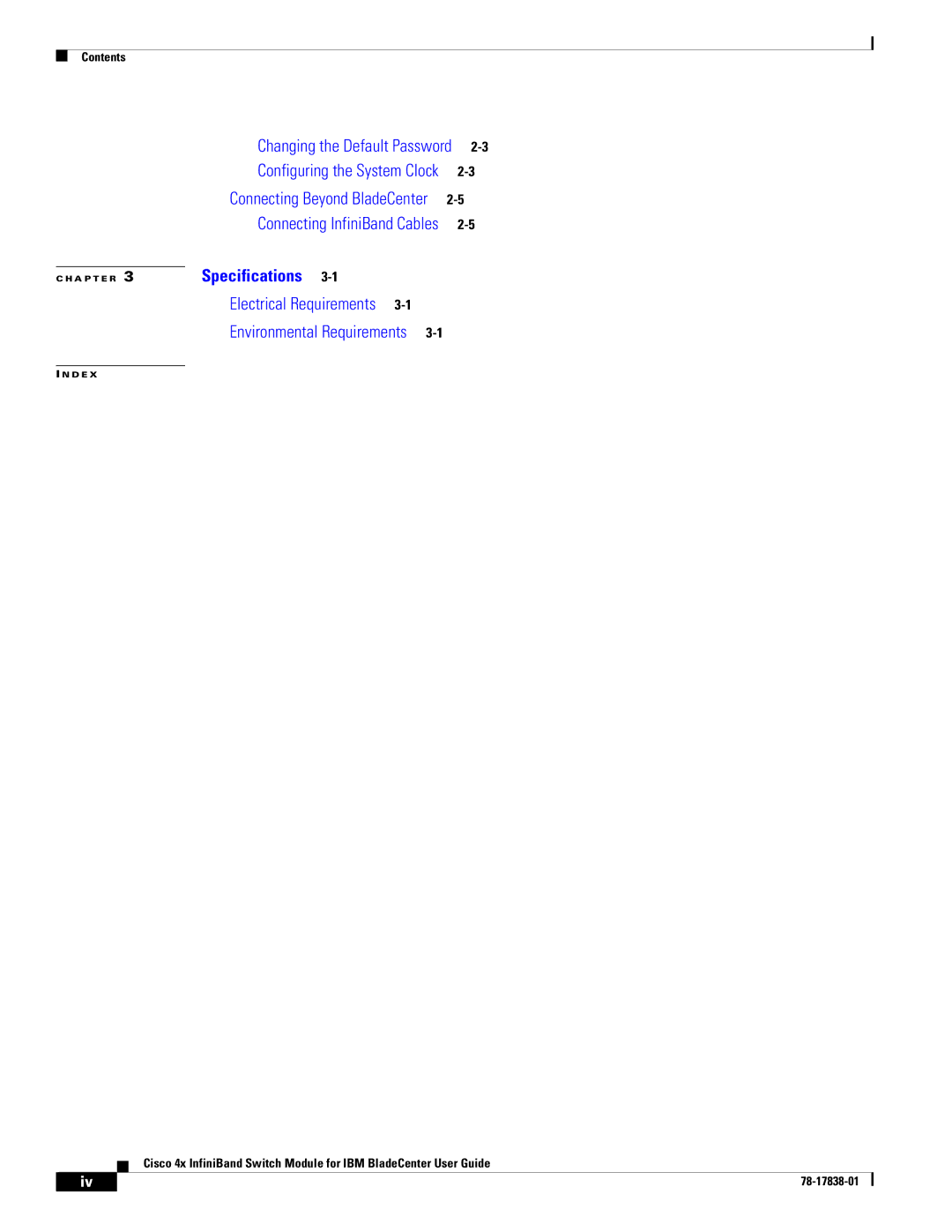 Cisco Systems Cisco 4x manual Specifications 