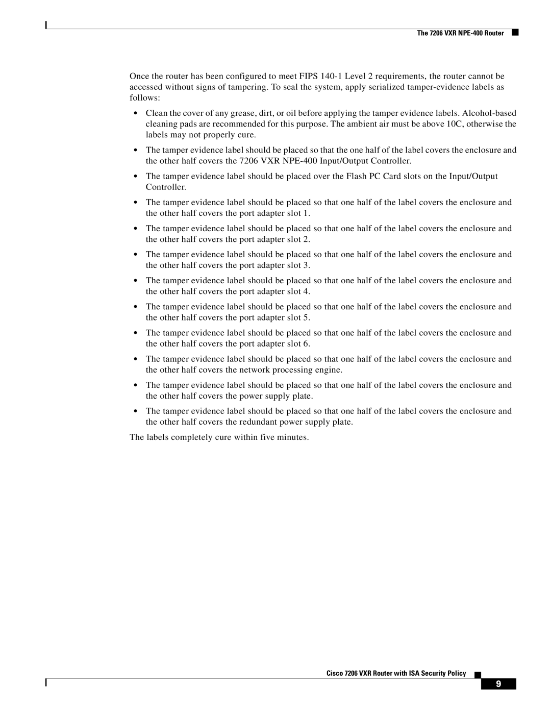 Cisco Systems Cisco 7206 VXR manual VXR NPE-400 Router 