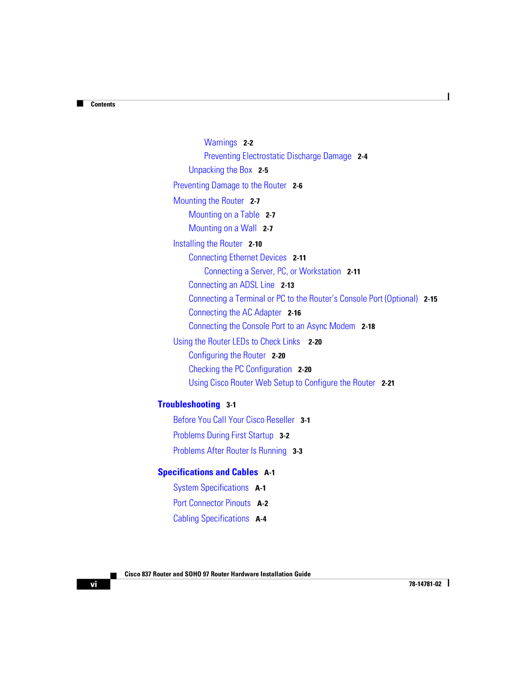 Cisco Systems Cisco 837 manual Connecting a Server, PC, or Workstation 