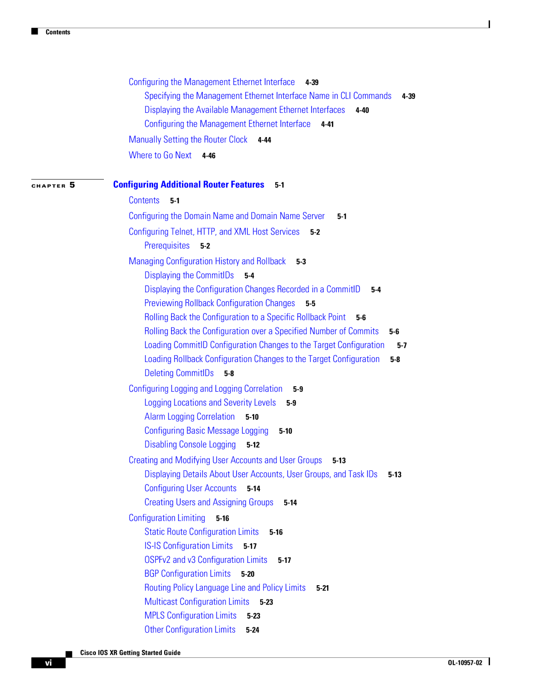 Cisco Systems Cisco IOS XR manual Routing Policy Language Line and Policy Limits 