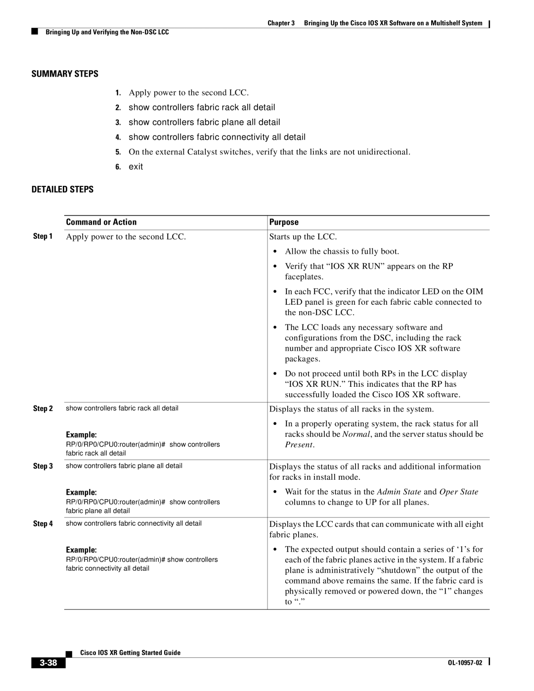 Cisco Systems Cisco IOS XR manual Exit 