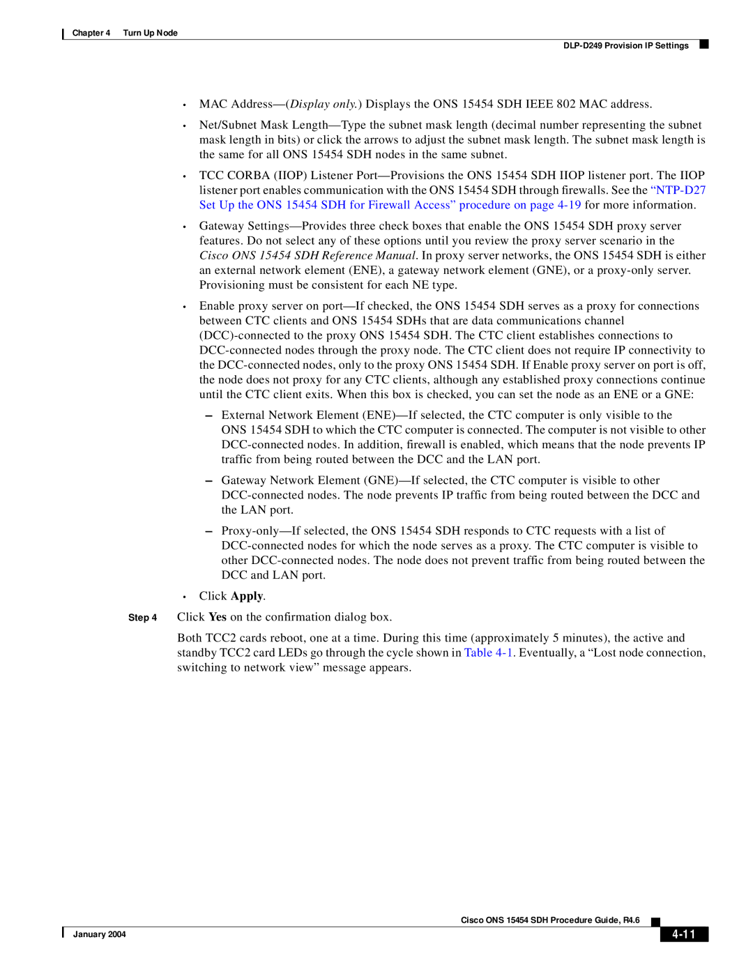 Cisco Systems manual Cisco ONS 15454 SDH Procedure Guide, R4.6 