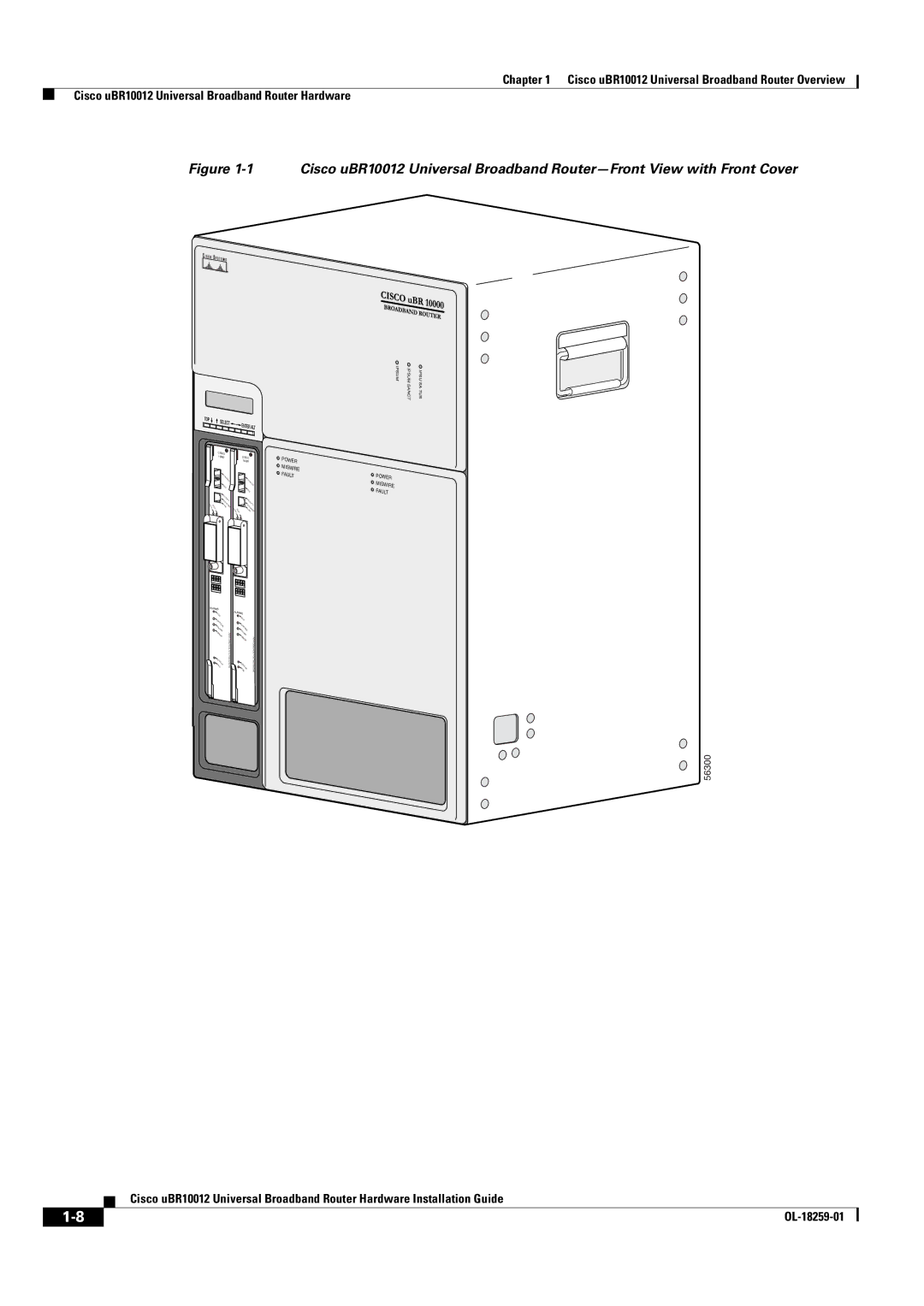 Cisco Systems Cisco uBR10012 manual 56300 