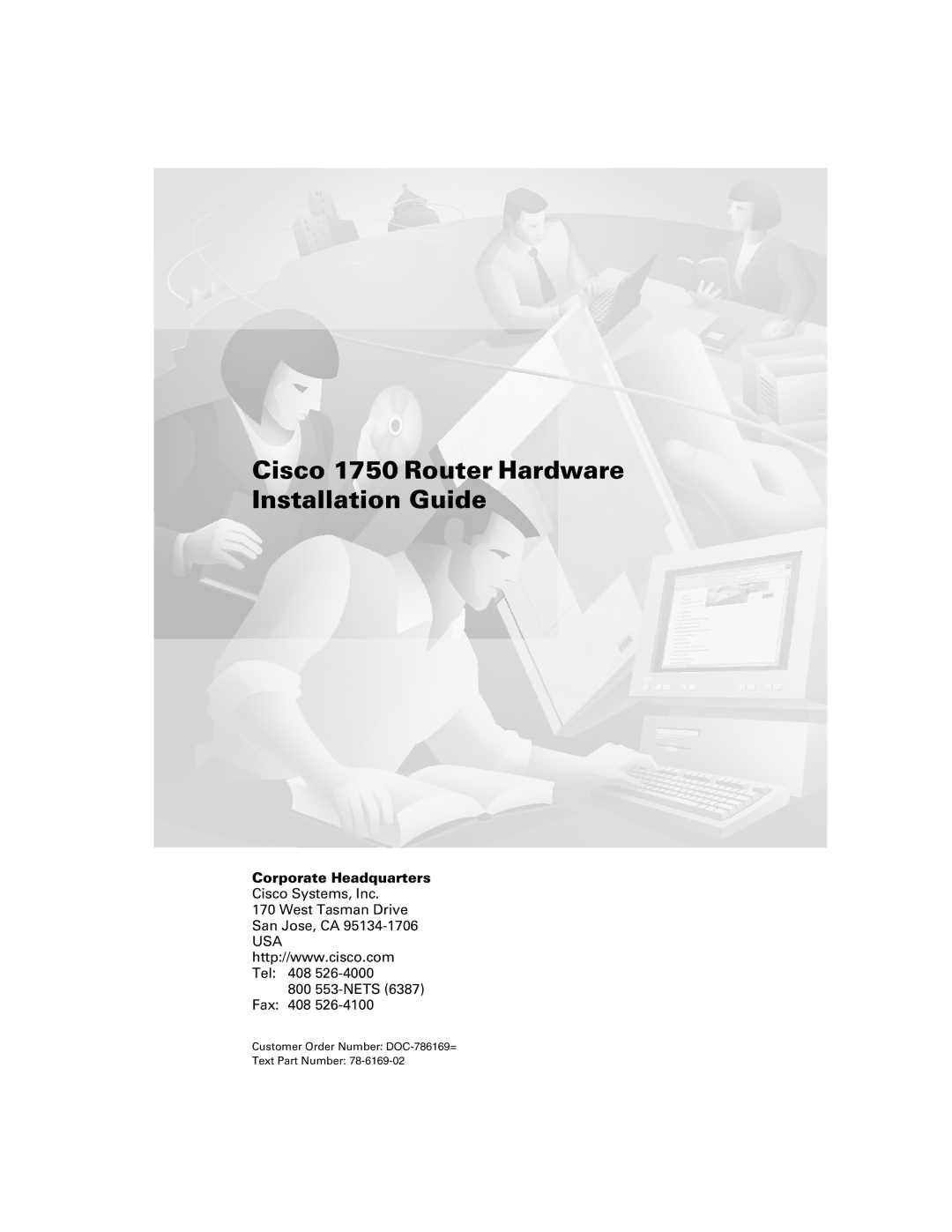 Cisco Systems CISCO1750 manual Cisco 1750 Router Hardware Installation Guide 