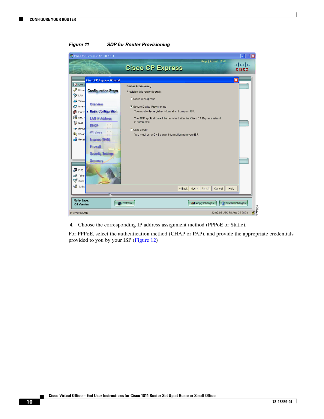 Cisco Systems CISCO1811 manual SDP for Router Provisioning 