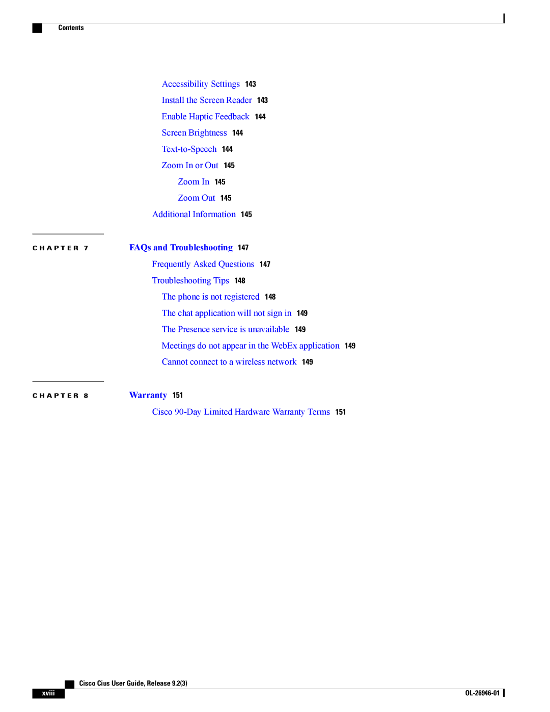 Cisco Systems CiscoCius manual FAQs and Troubleshooting 