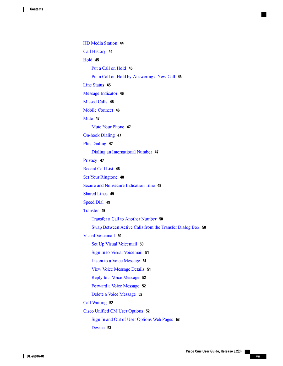 Cisco Systems CiscoCius manual Message Indicator 