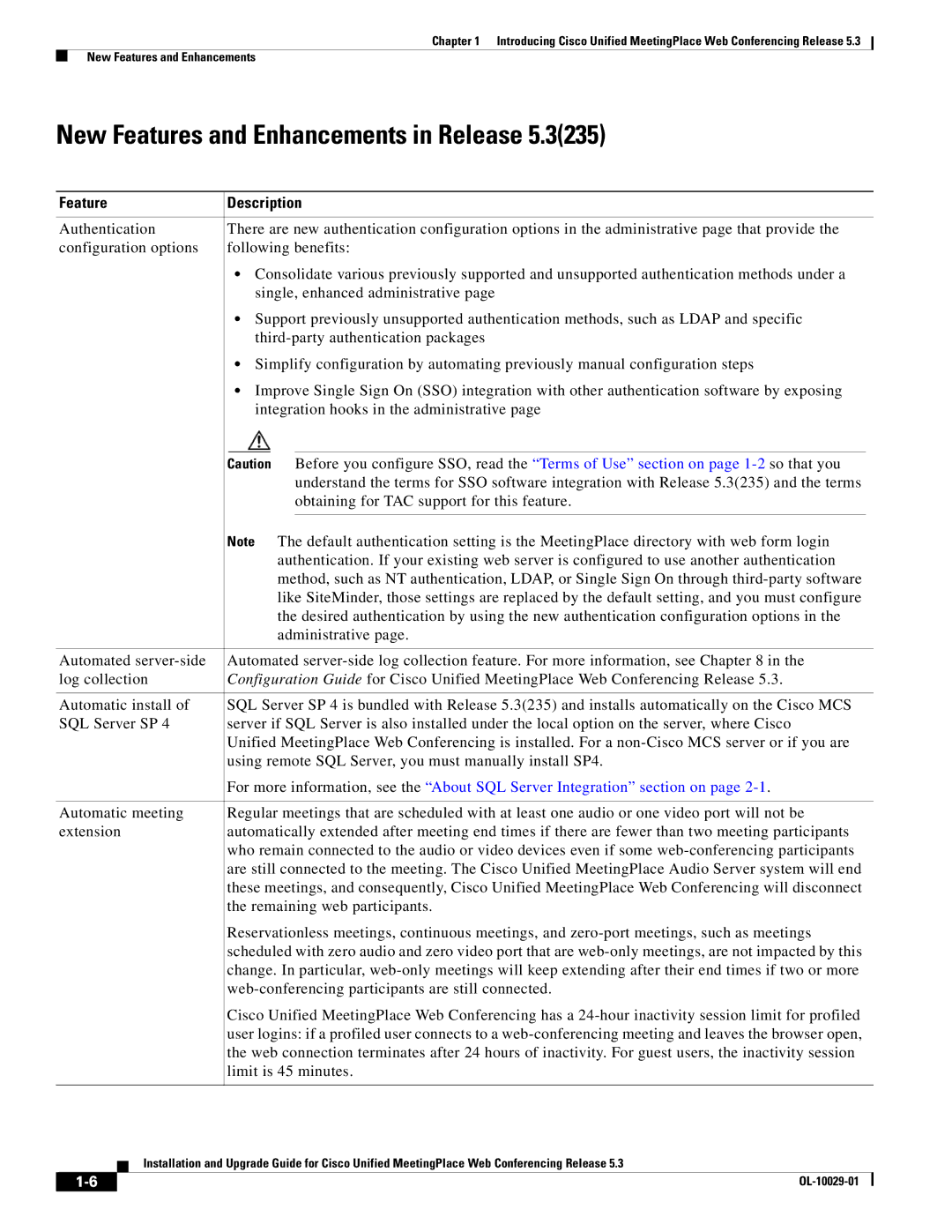 Cisco Systems Conference Phone manual New Features and Enhancements in Release 