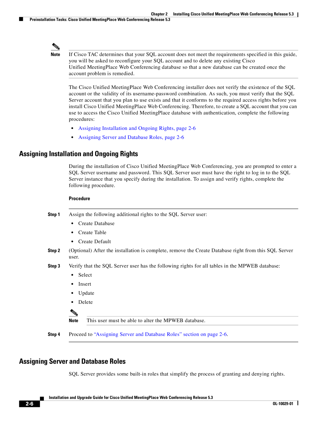 Cisco Systems Conference Phone manual Assigning Installation and Ongoing Rights, Procedure 