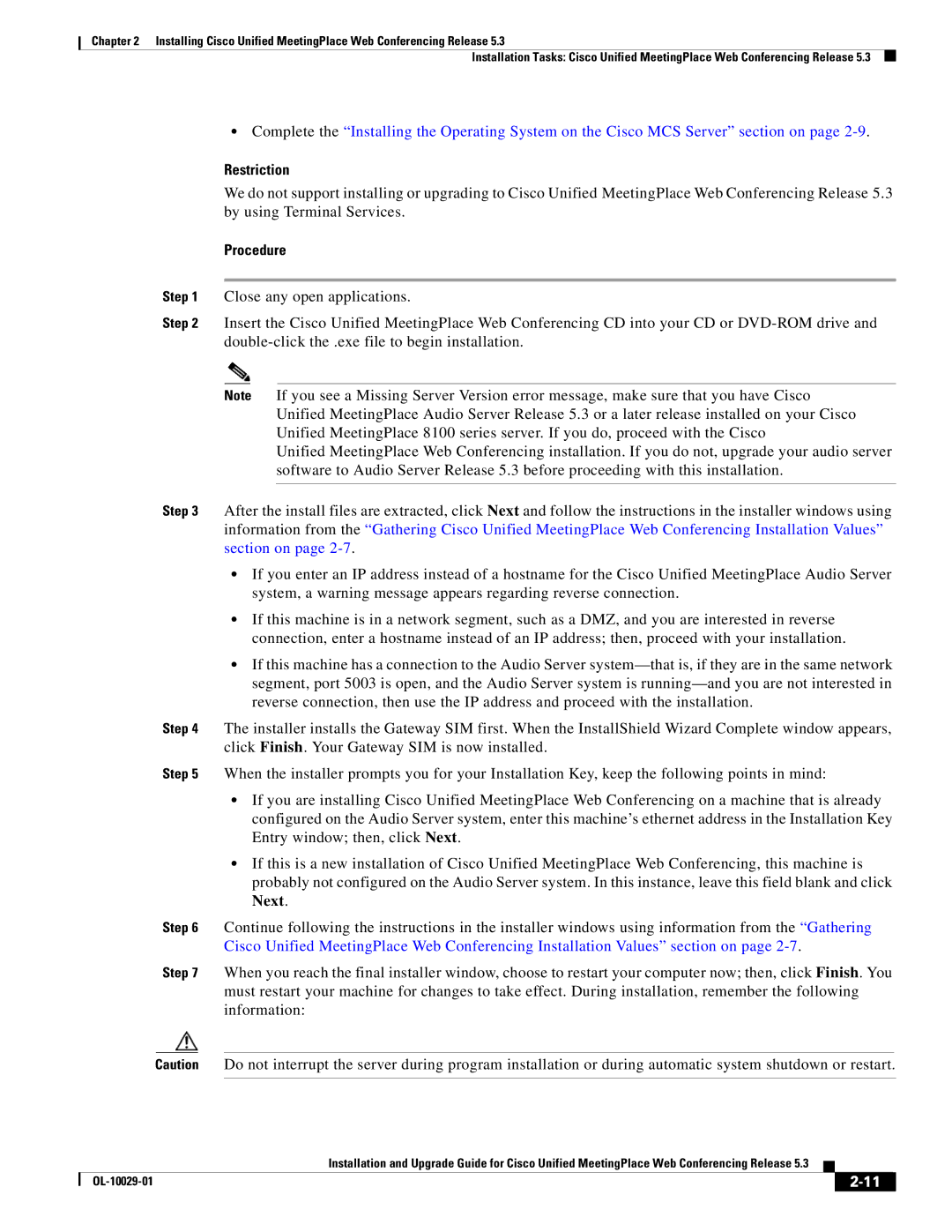 Cisco Systems Conference Phone manual Restriction 