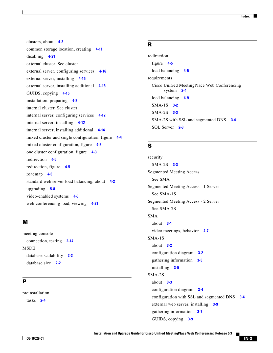 Cisco Systems Conference Phone manual IN-3 