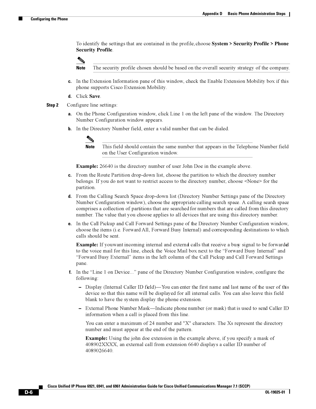 Cisco Systems CP6921CK9 manual OL-19025-01 