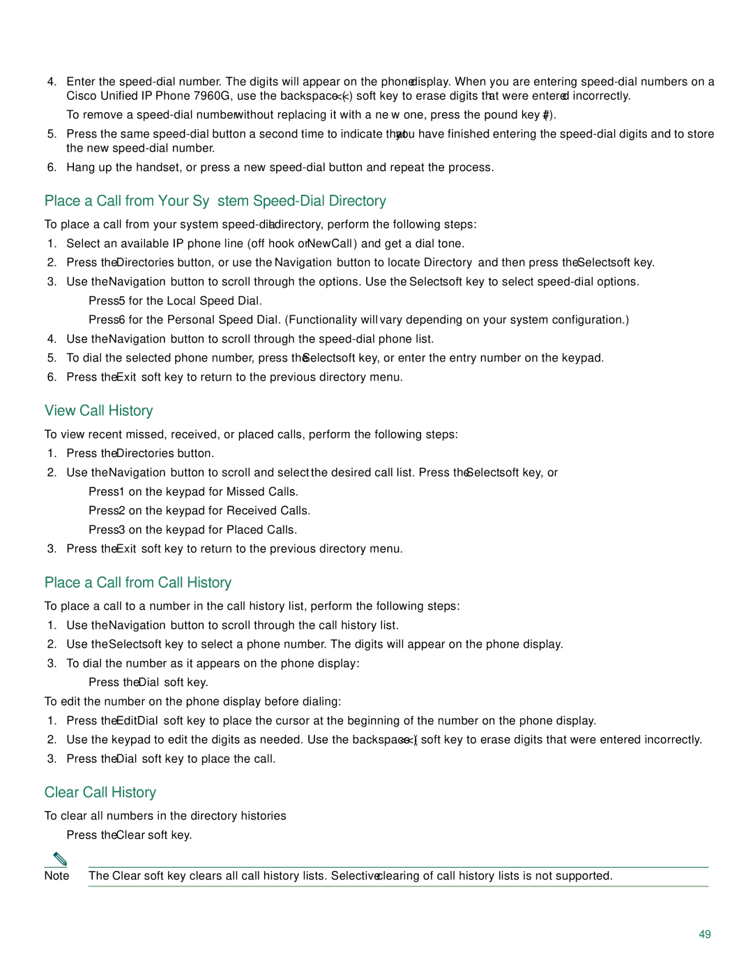 Cisco Systems CP7910GRF manual Place a Call from Your System Speed-Dial Directory 