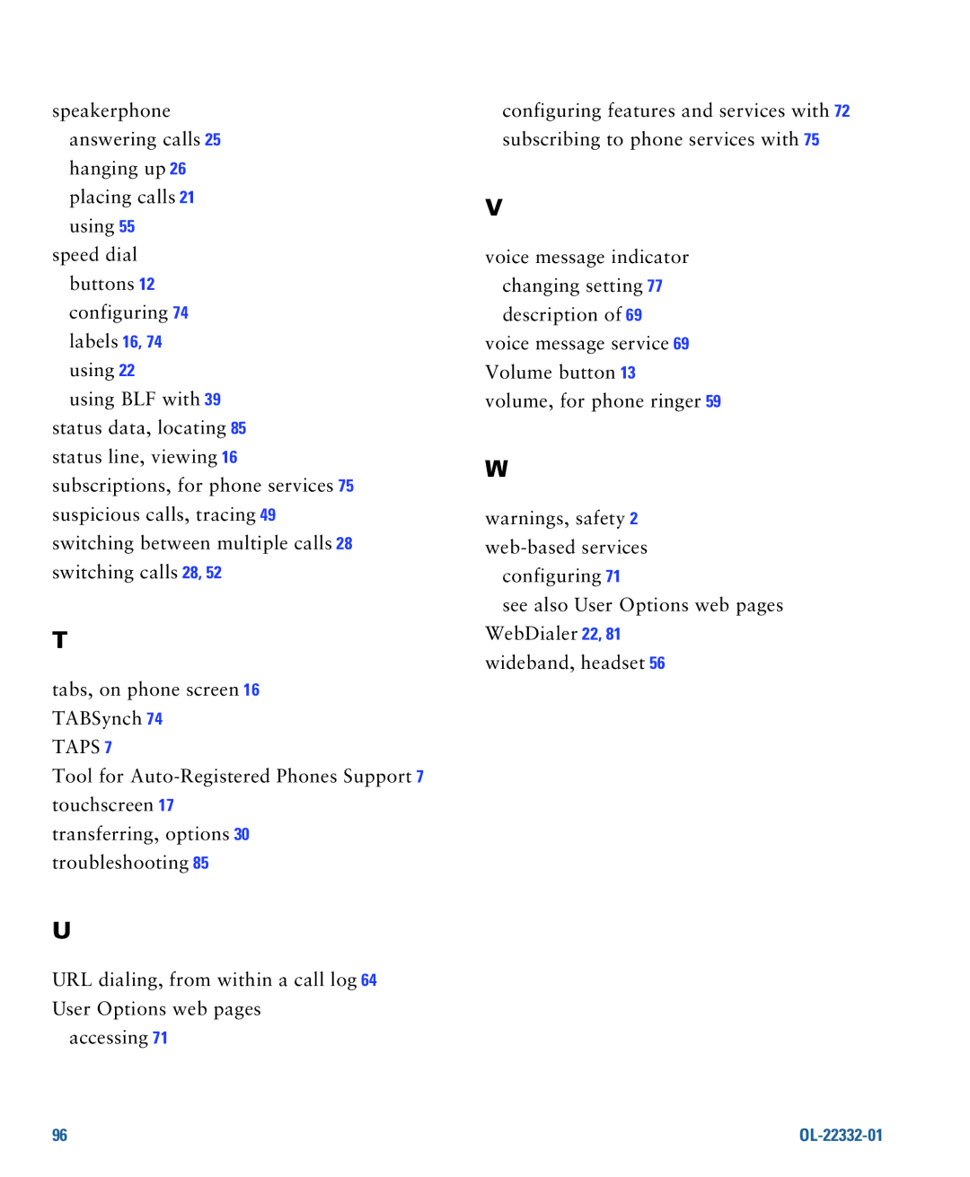 Cisco Systems CP7945G manual Taps 