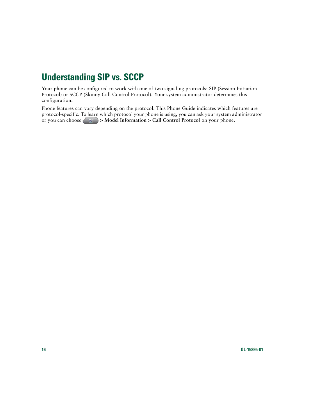 Cisco Systems CP7970GRF manual Understanding SIP vs. Sccp 