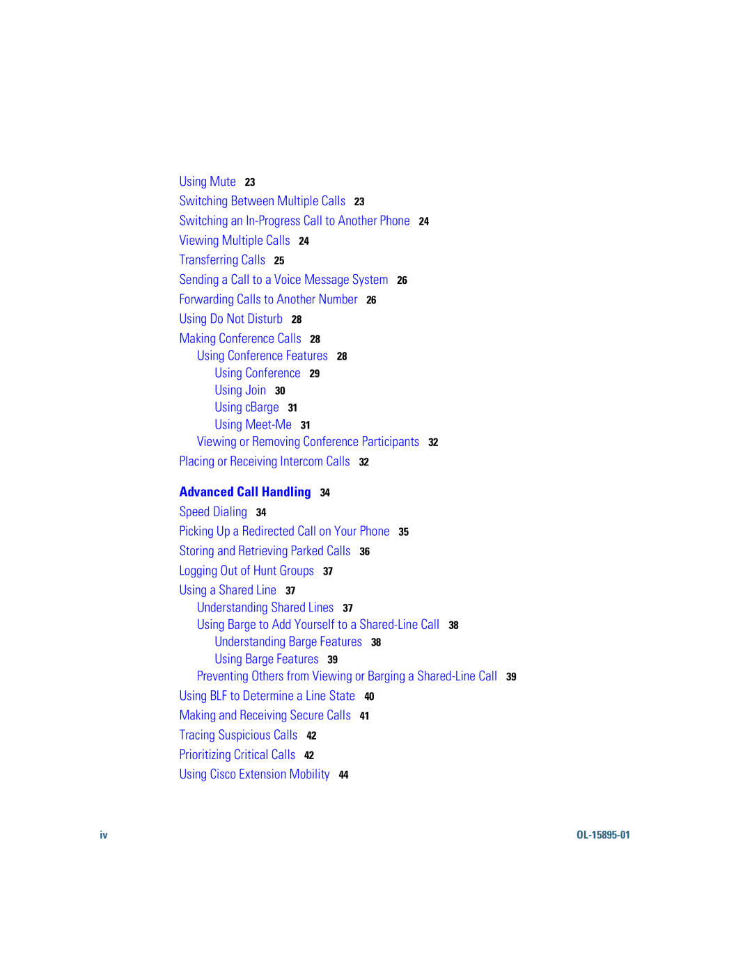 Cisco Systems CP7970GRF manual Viewing or Removing Conference Participants 