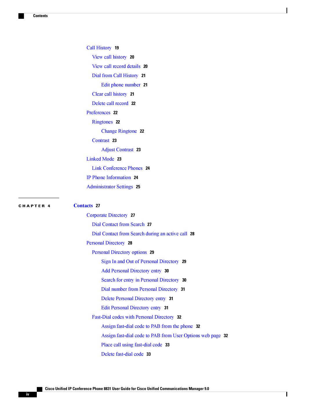 Cisco Systems CP8831DCK9, CP8831K9, CPMICWIREDS manual Contacts 