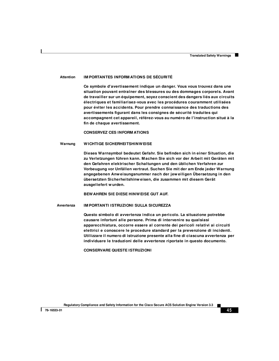 Cisco Systems CSACSE-1112-K9 manual Conservez CES Informations 