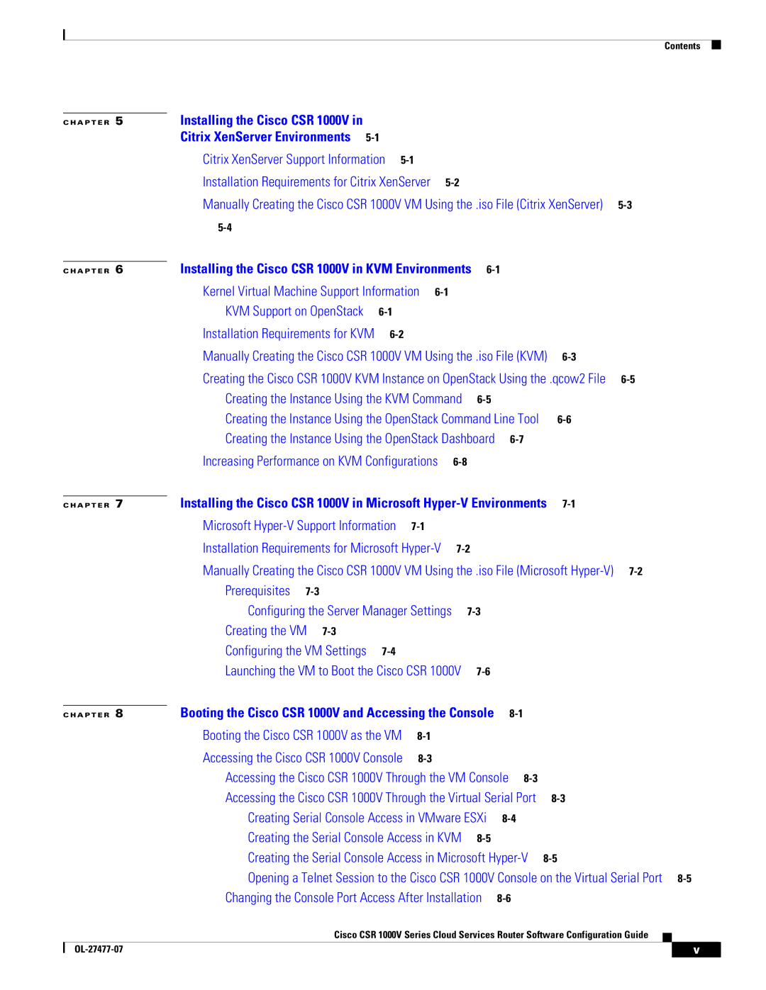 Cisco Systems CSR 1000V manual Prerequisites 