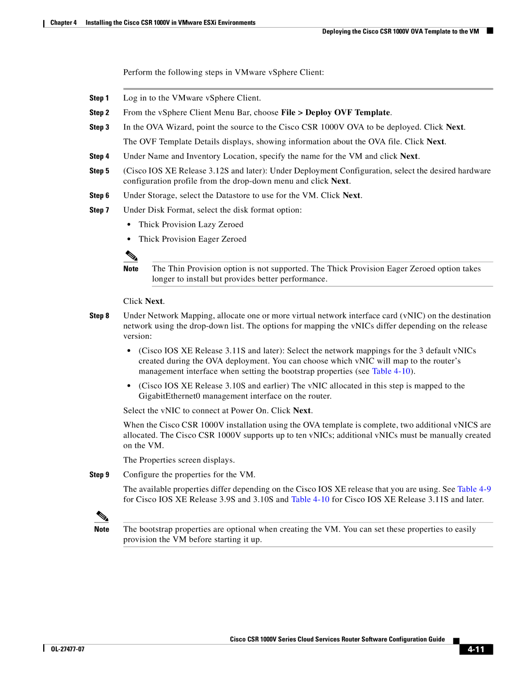 Cisco Systems CSR 1000V manual OL-27477-07 