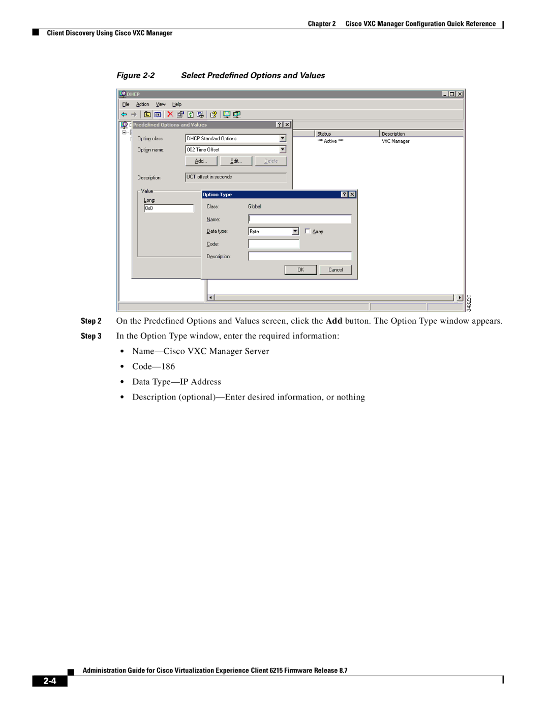 Cisco Systems CVXC6215SK9 manual Select Predefined Options and Values 