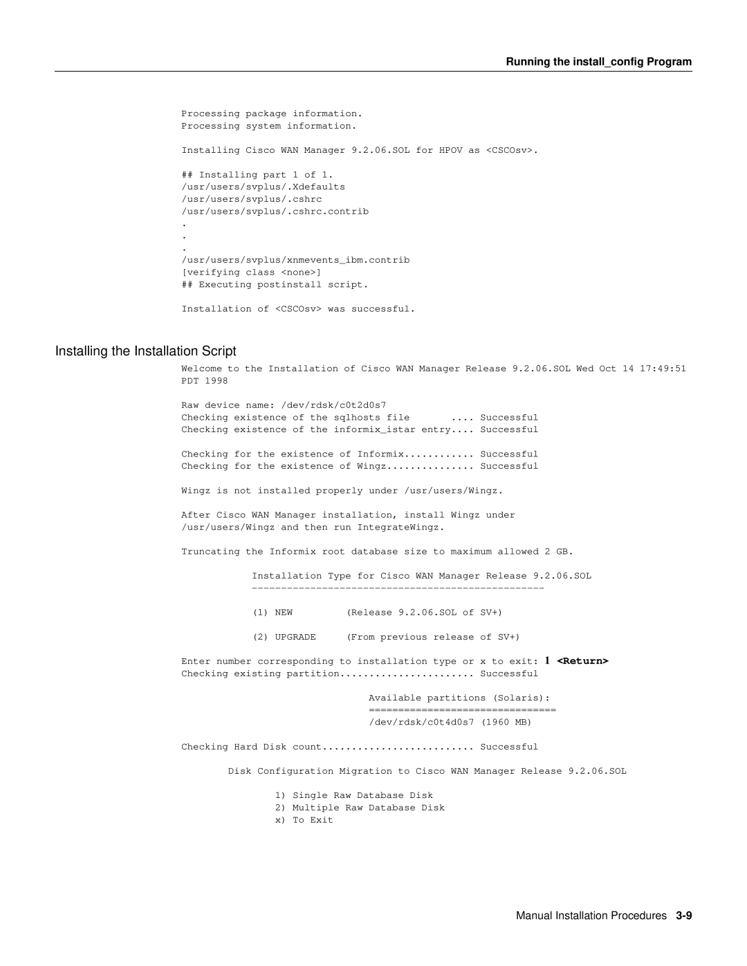 Cisco Systems CWM 9.2 appendix Installing the Installation Script, Sqlhosts file 