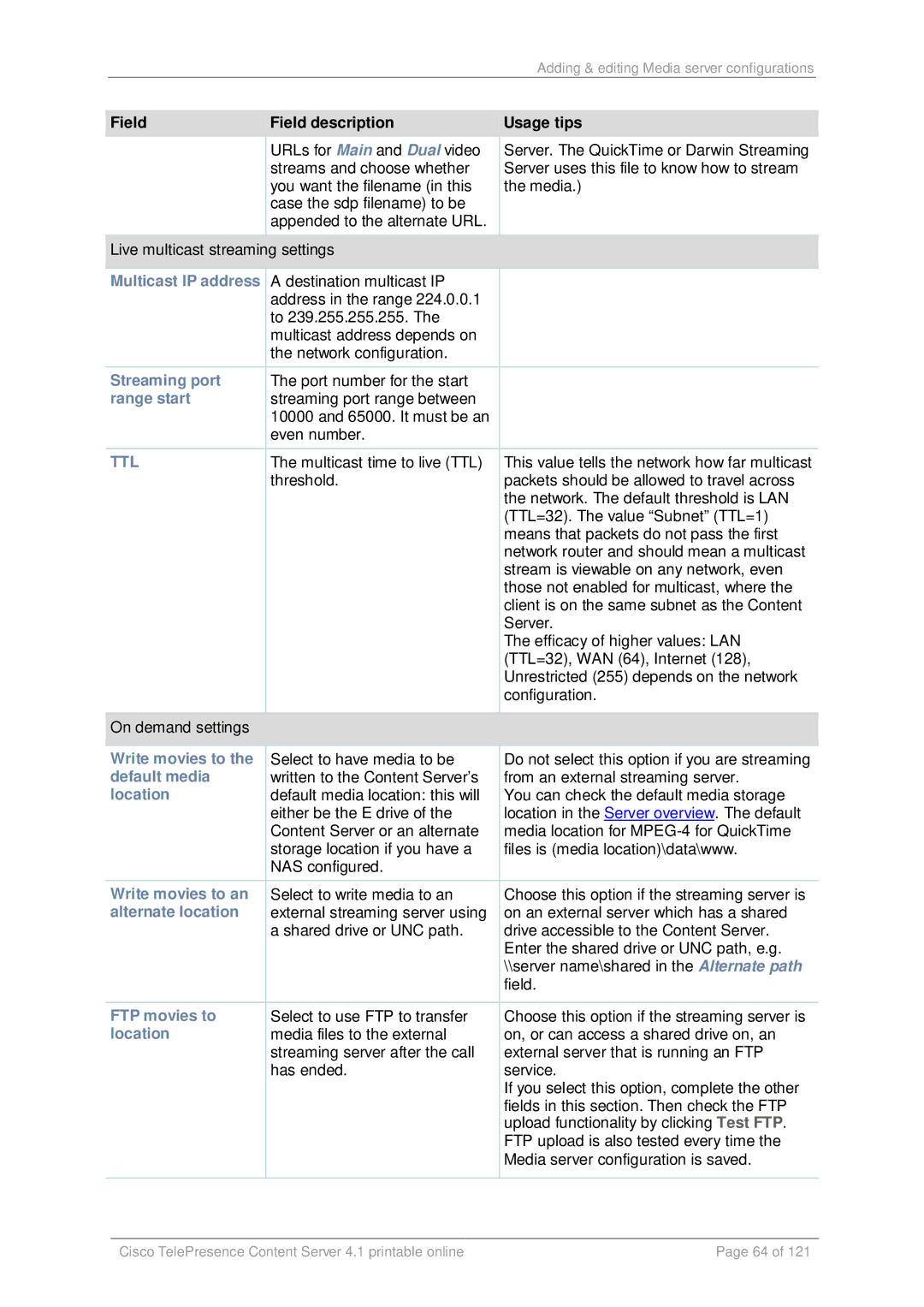 Cisco Systems D14595.03 manual Port number for the start 