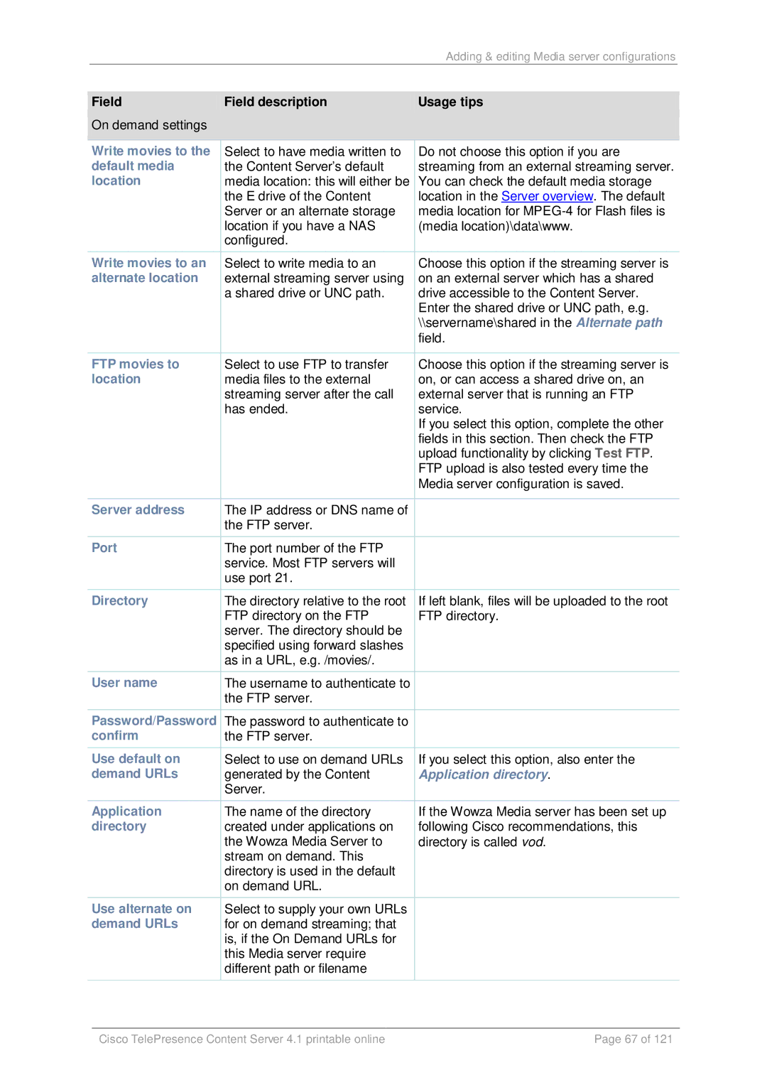 Cisco Systems D14595.03 manual Write movies to 