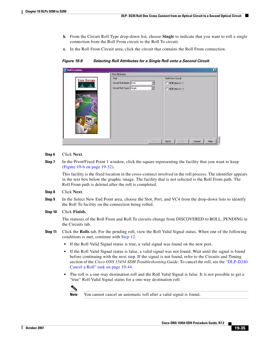 Cisco Systems D200 manual Click Finish, 19-35 