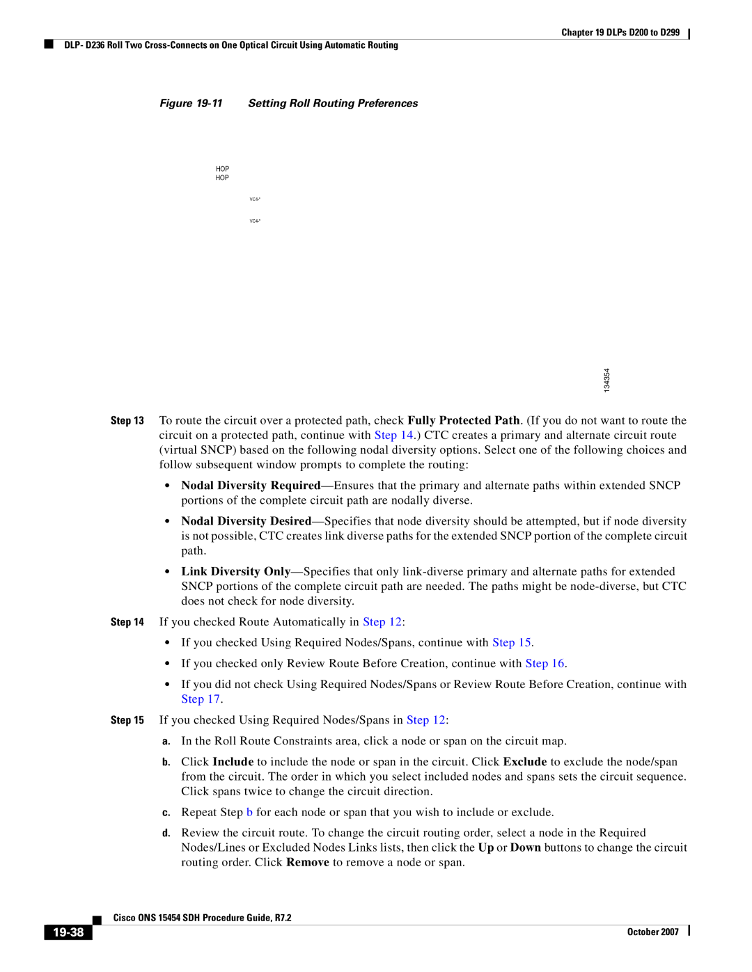 Cisco Systems D200 manual 19-38, Setting Roll Routing Preferences 