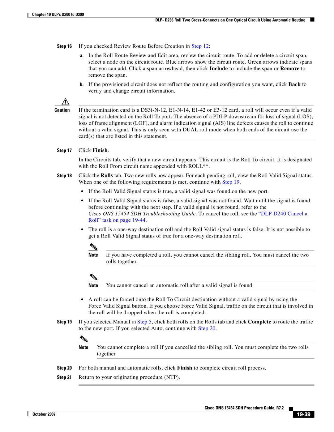 Cisco Systems D200 manual 19-39 