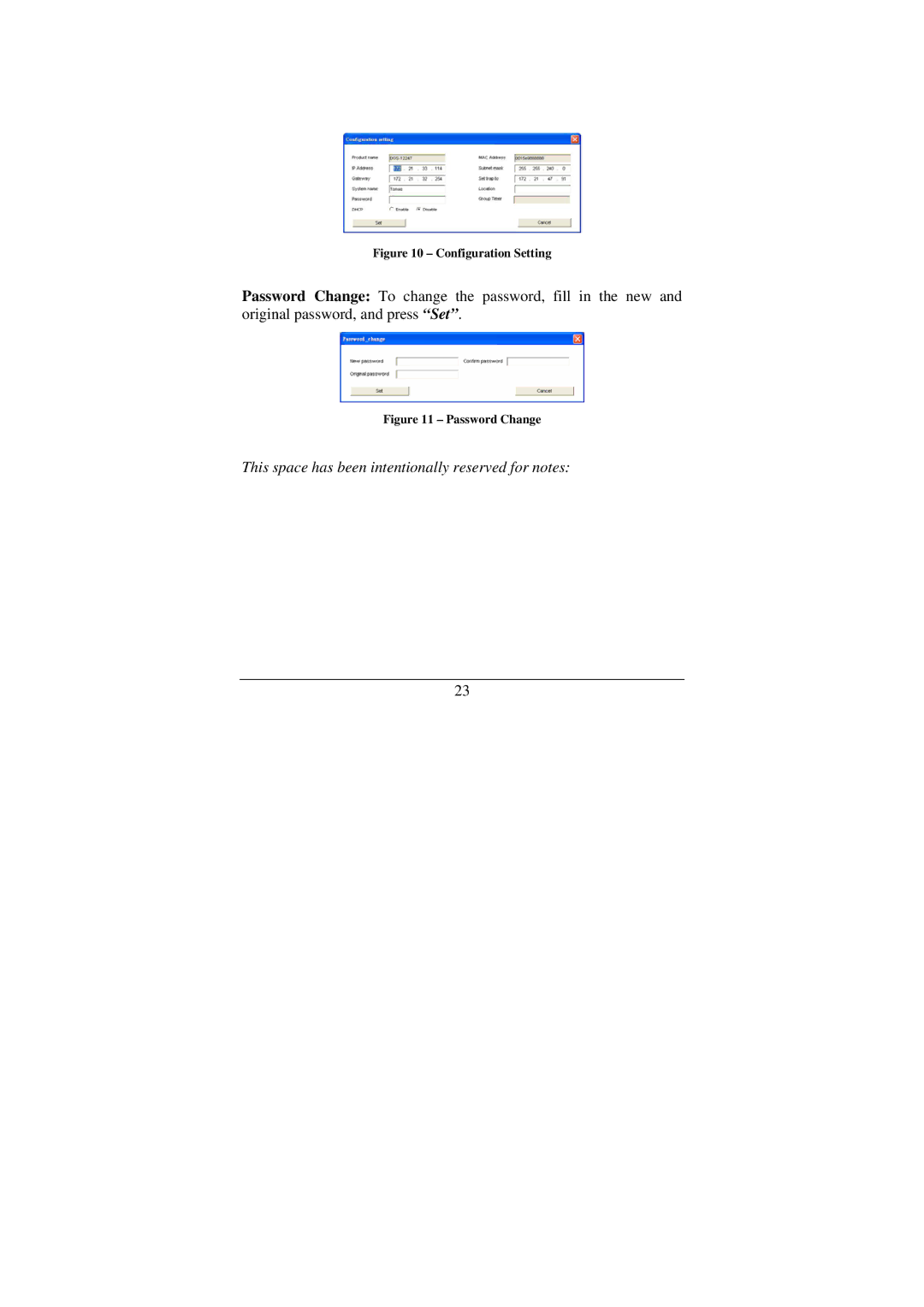 Cisco Systems DGS-1224T manual This space has been intentionally reserved for notes 