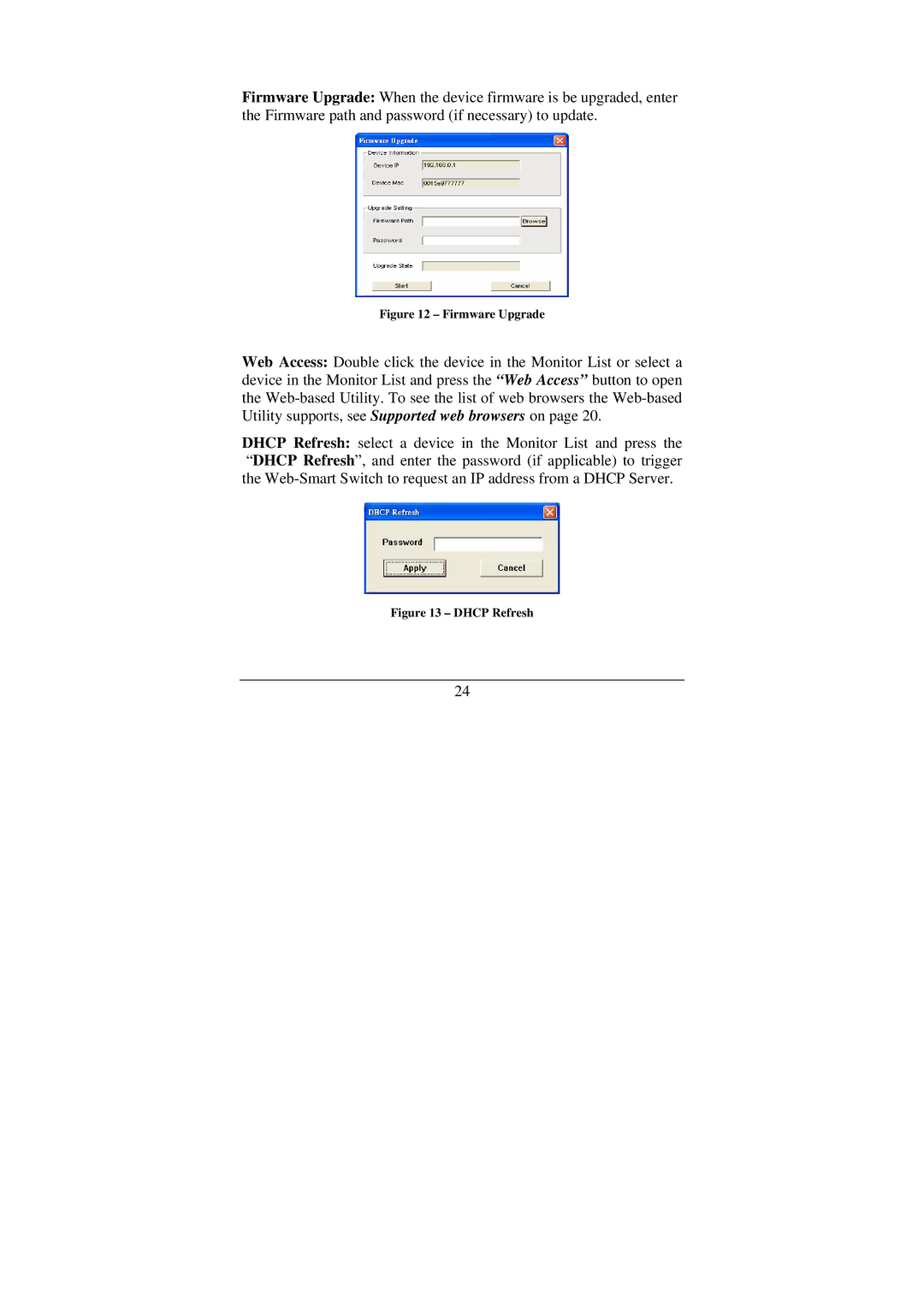 Cisco Systems DGS-1224T manual Firmware Upgrade 