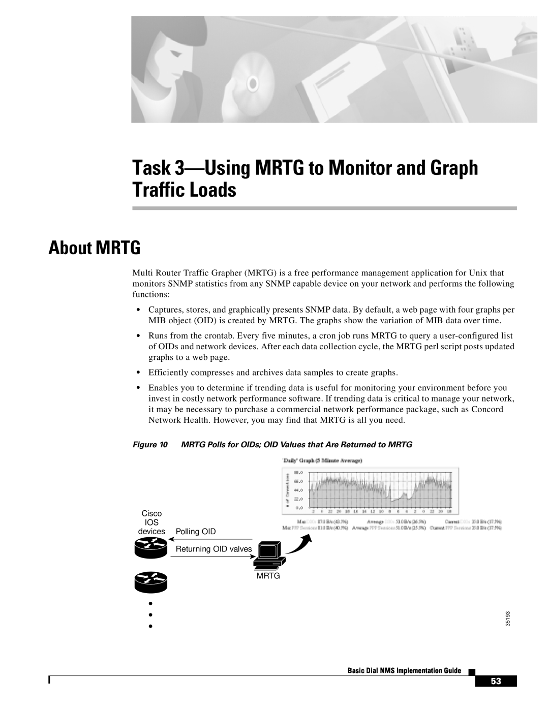 Cisco Systems Dial NMS manual Task 3-Using MRTG to Monitor and Graph Traffic Loads, About MRTG 
