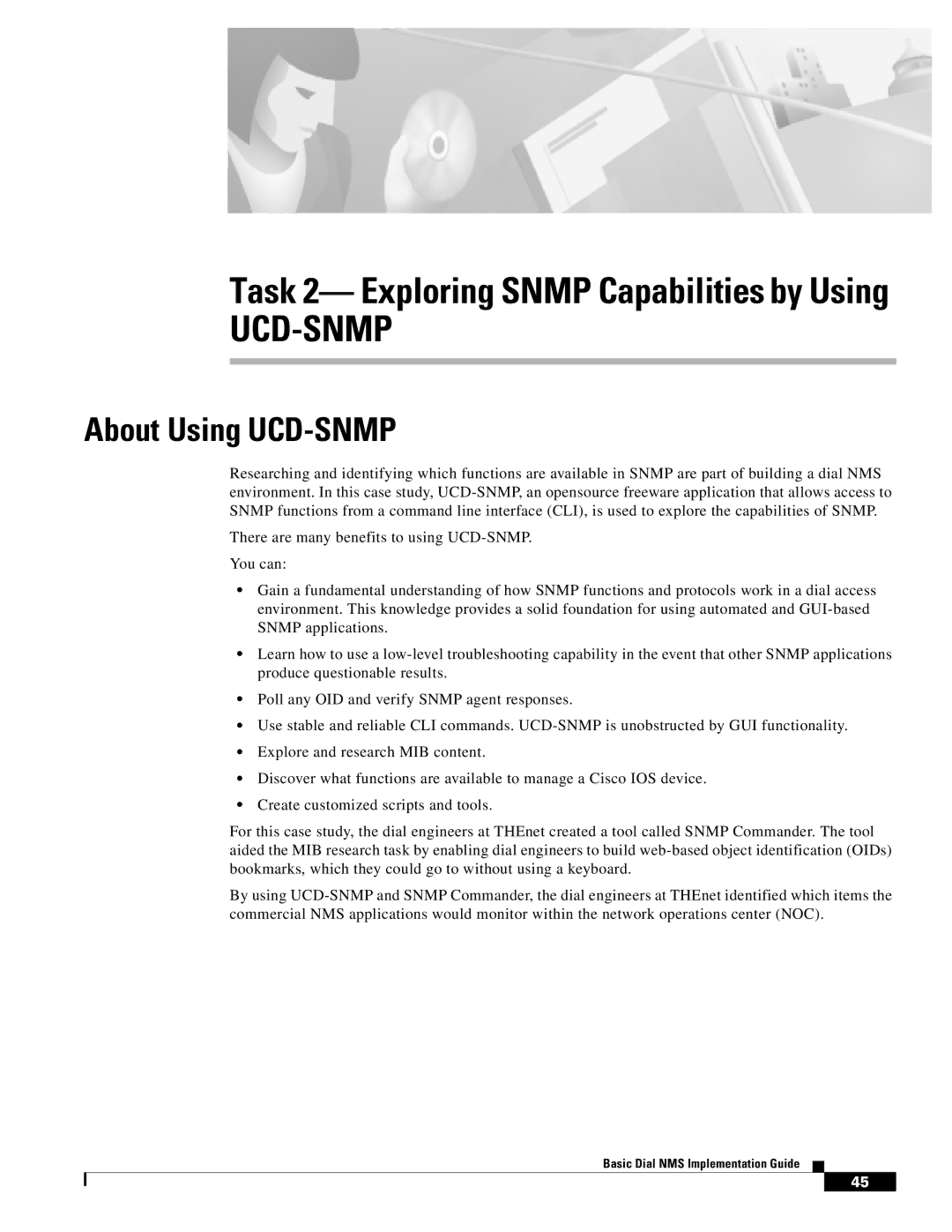 Cisco Systems Dial NMS manual Ucd-Snmp, About Using UCD-SNMP 