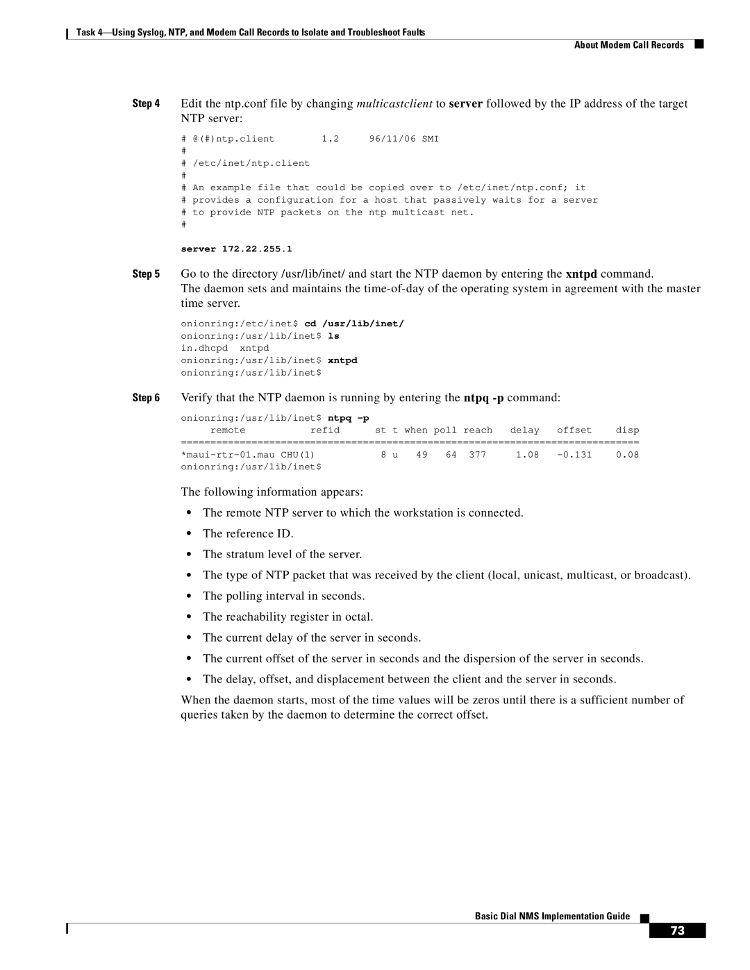 Cisco Systems Dial NMS manual Server 