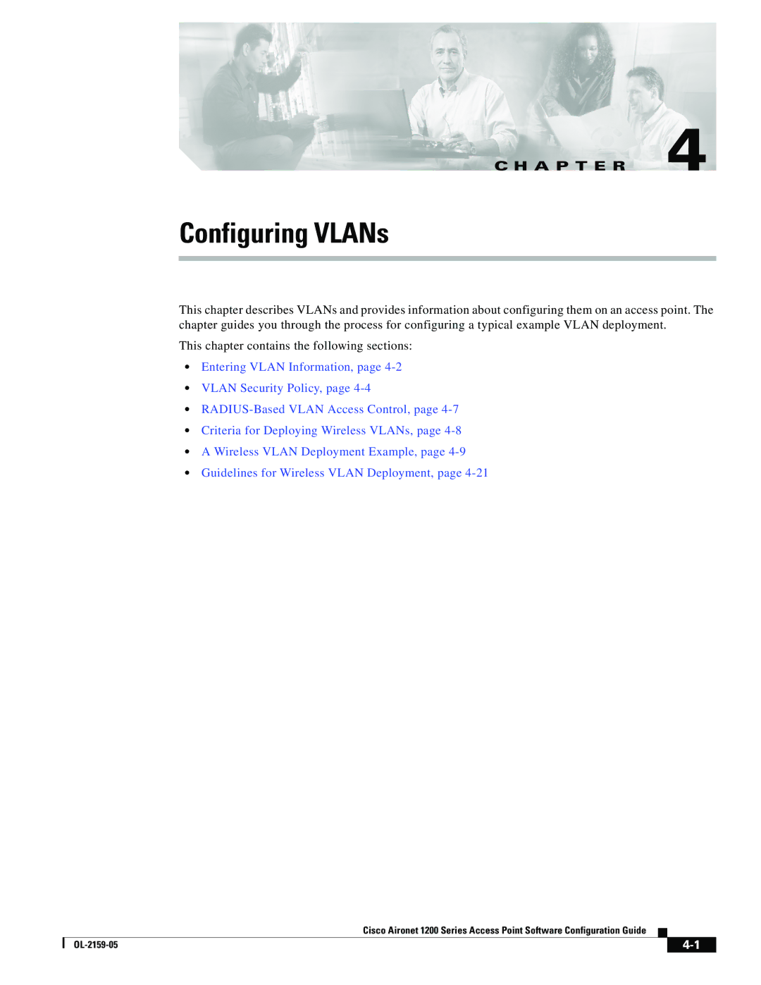 Cisco Systems DL-2159-05 manual Configuring VLANs 