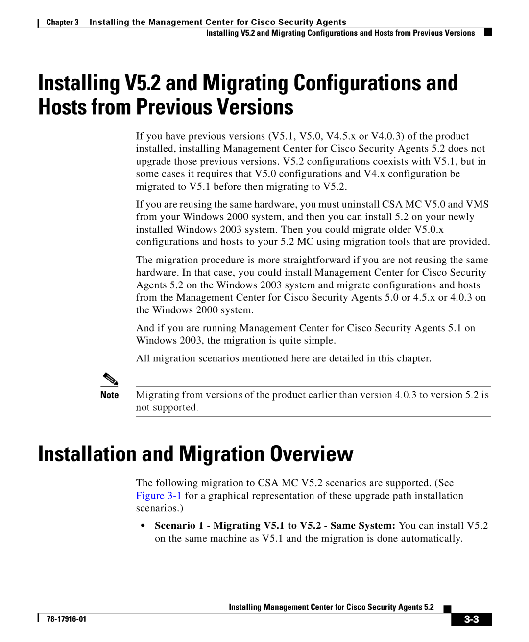 Cisco Systems DOC-78-17916 manual Installation and Migration Overview 