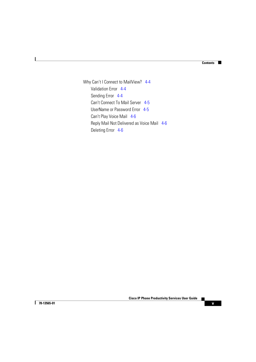 Cisco Systems DOC-7813565= manual Validation Error 