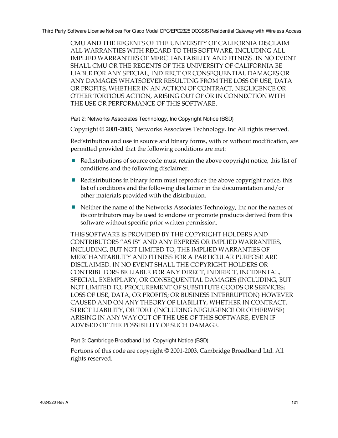 Cisco Systems DPC/EPC2325 DOCSIS important safety instructions Rev a 121 