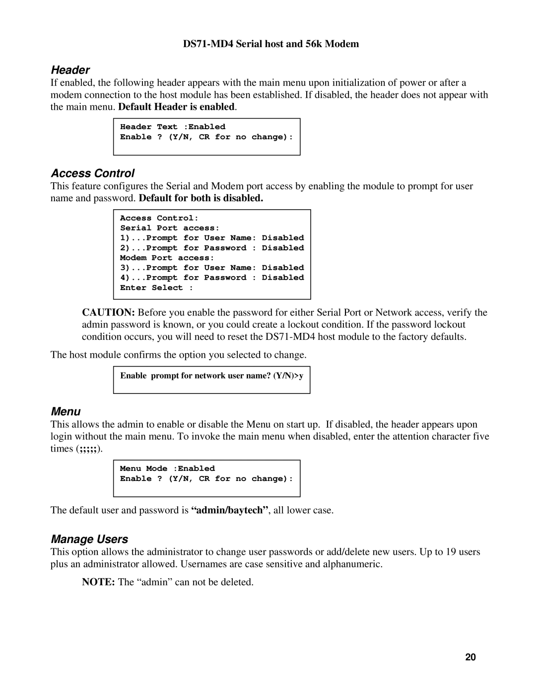 Cisco Systems DS71-MD4, DS Series manual Header 