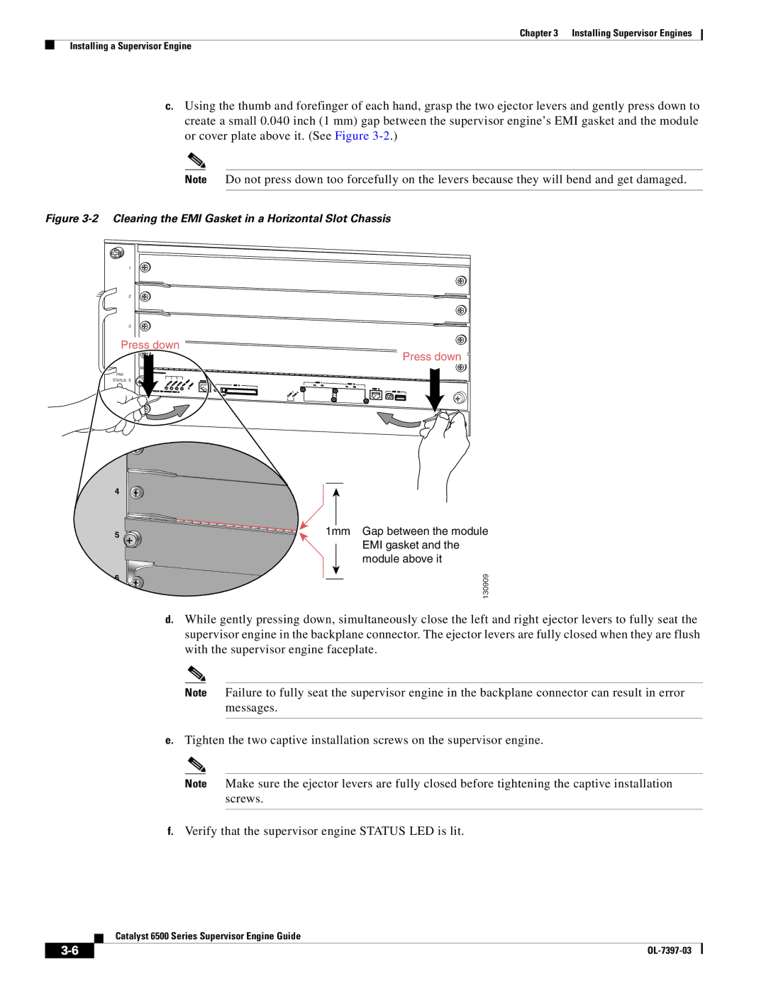 Cisco Systems DSN09EVS720ACK9 manual Press down 