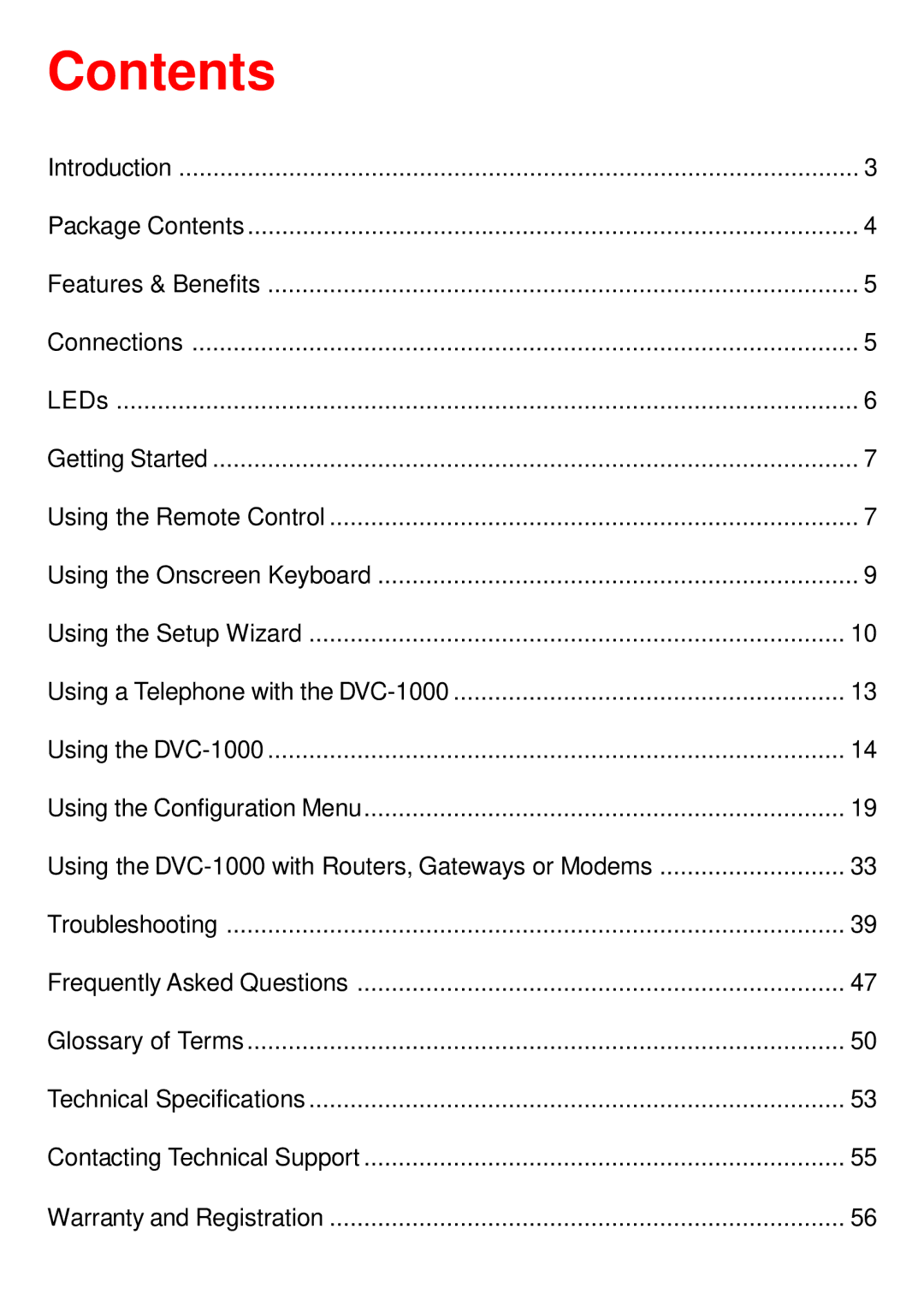 Cisco Systems DVC-1000 manual Contents 