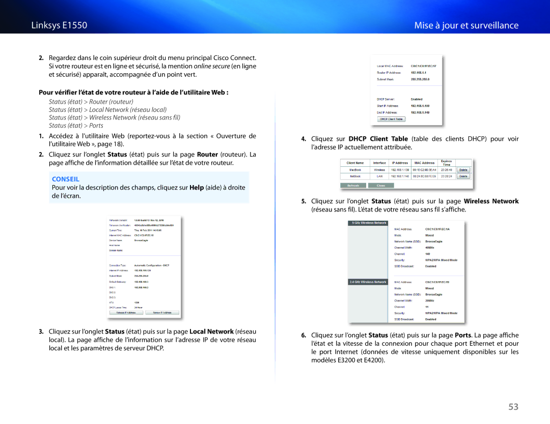 Cisco Systems E1550 manual Conseil 